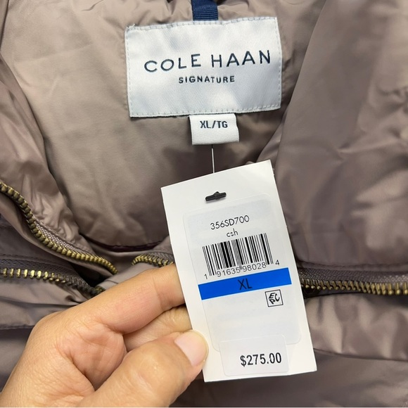 Cole Haan Hooded Down & Feather Jacket - Picture 5 of 9